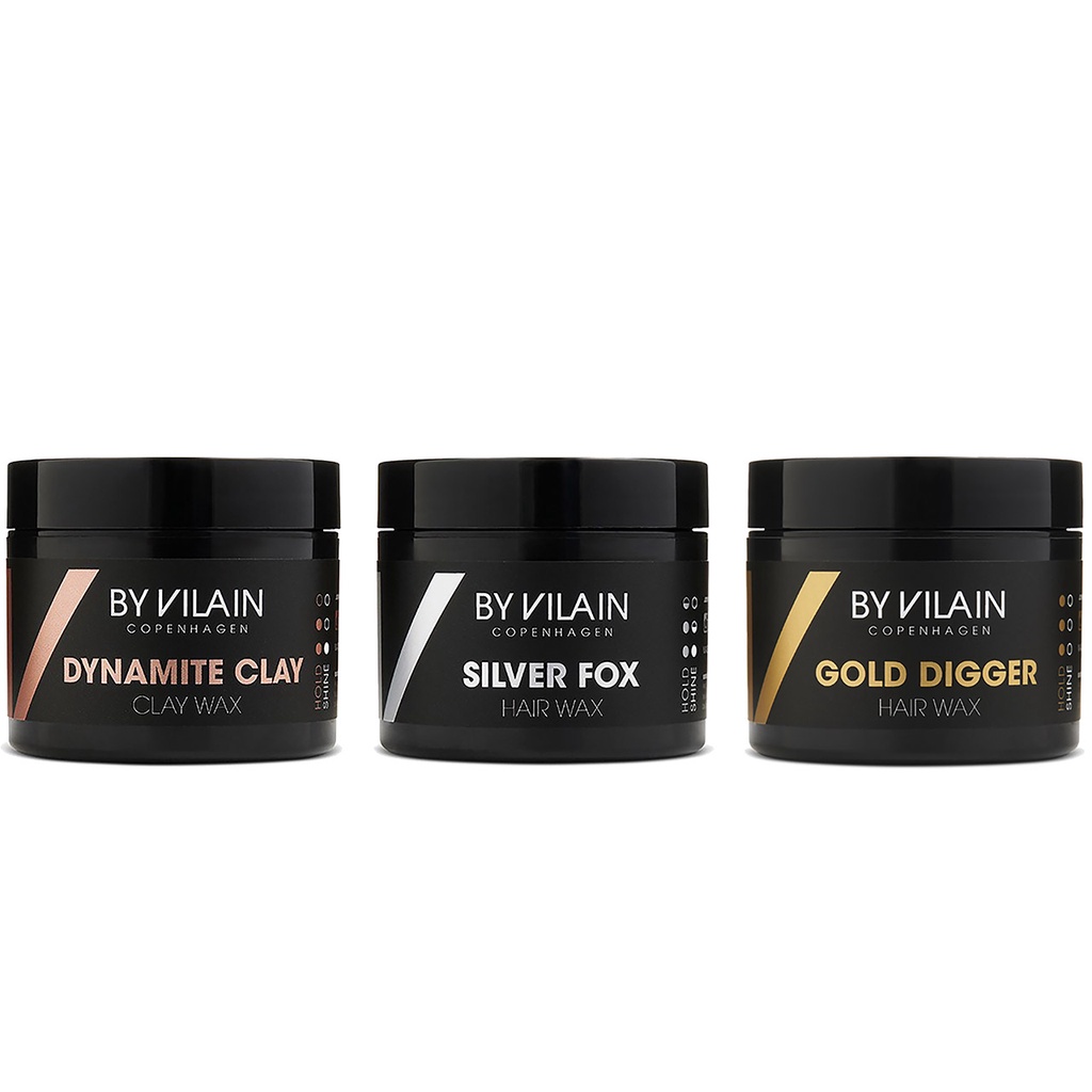 Sáp vuốt tóc By Vilain [Gold Digger - Dynamite Clay - Silver Fox] 65ml