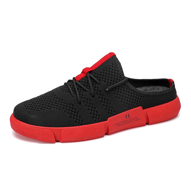 Giày Lười Vải canvas Dạng Lưới Thoáng Khí Mẫu 39-44 qk03