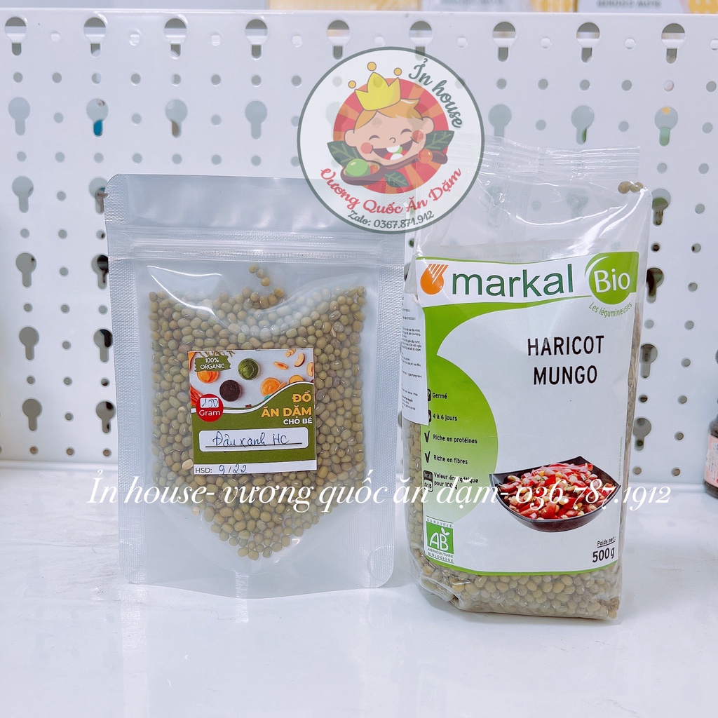Đậu xanh hữu cơ Markal 500g(có gói tách lẻ)
