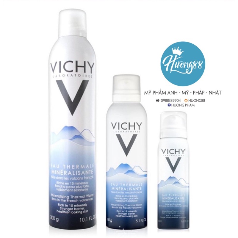 Xịt khoáng Vichy Therma Water 150/300ml