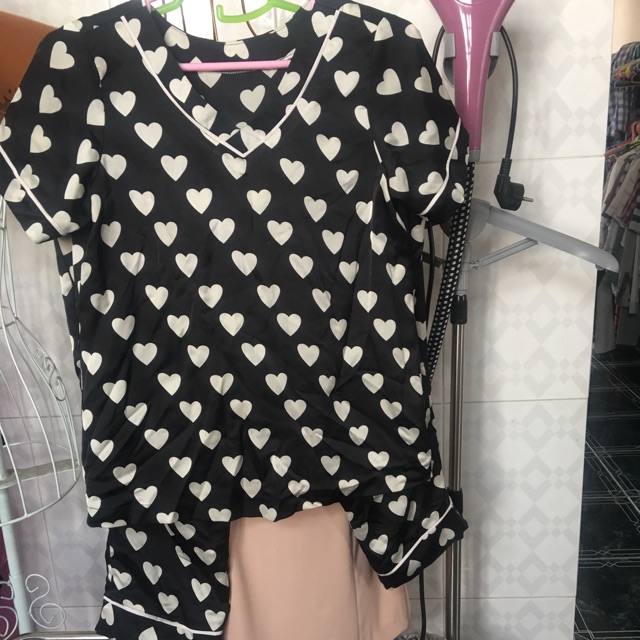 Đồ bộ phi lụa mặc nhà