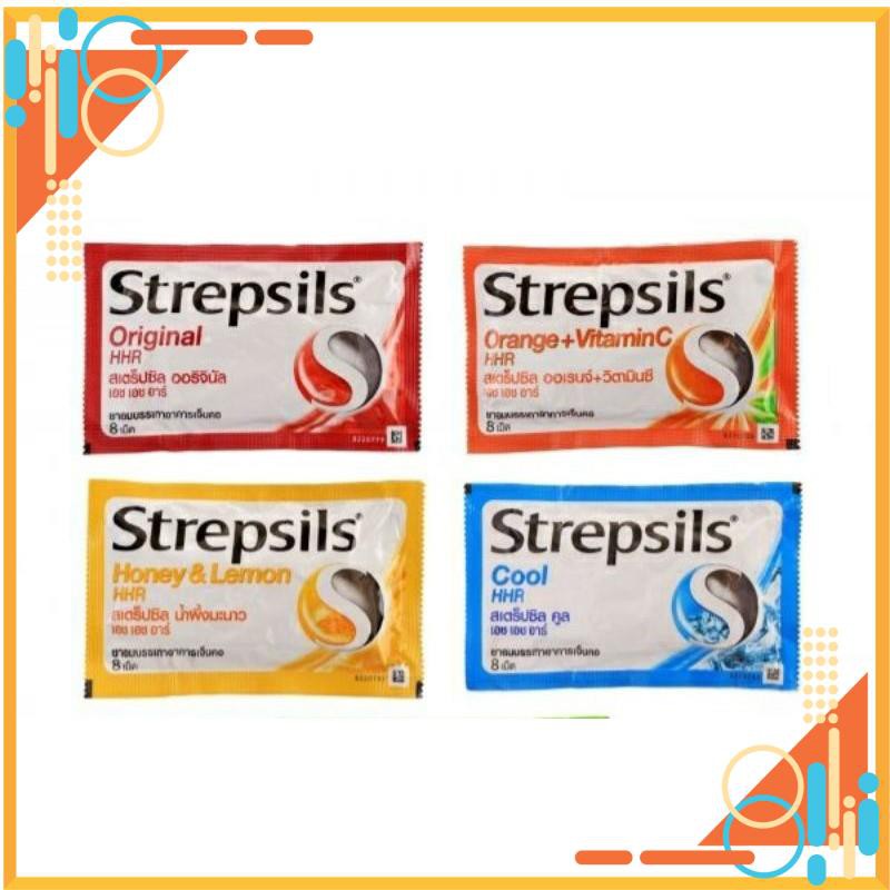 ✅Viên Ngậm STREPSILS Kháng Khuẩn Giảm Ho(2 viên)