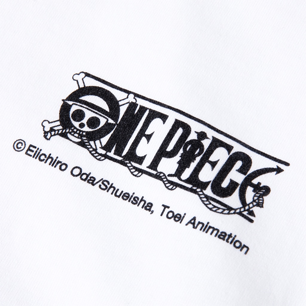 Áo thun DirtyCoins x OnePiece Straw Hat T-shirt - White