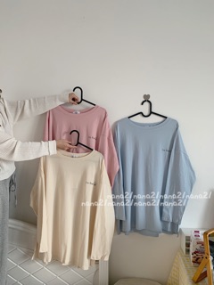 Áo pull chữ dài tay