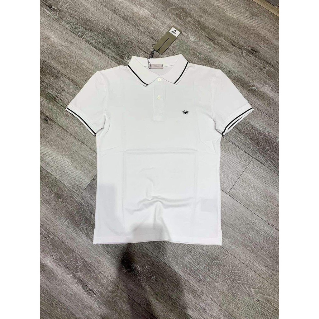 Áo Polo di ơ Thêu ong Viền cổ | BigBuy360 - bigbuy360.vn