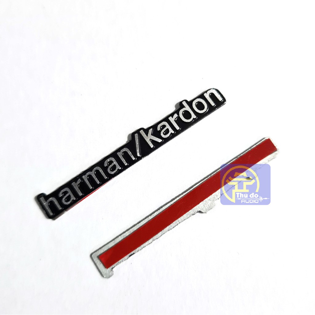 Sticker, tem dán decal chữ HARMAN KARDON trang trí loa xe hơi đơn giá 01 cái | BigBuy360 - bigbuy360.vn