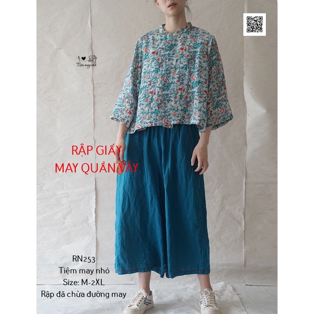 RN253_Rập giấy may quần váy nữ