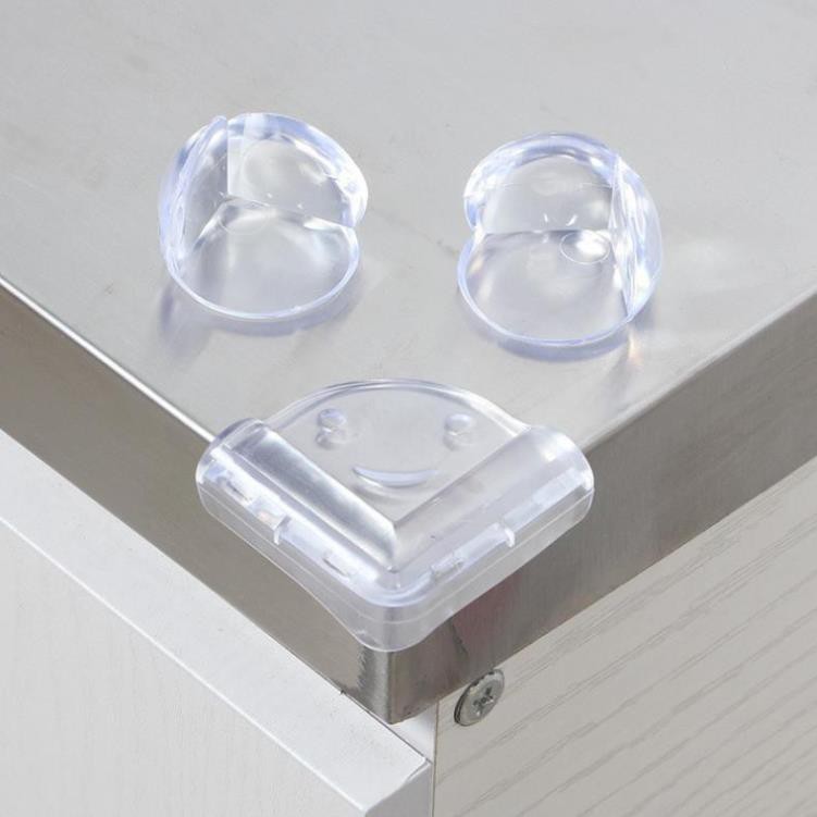 Set 4 Miếng Bịt Góc Bàn, Bọc Cạnh Bàn Silicon Tránh Va Đập - An Toàn Cho Bé Và Người Già- giảm giá khi mua từ 2 bộ