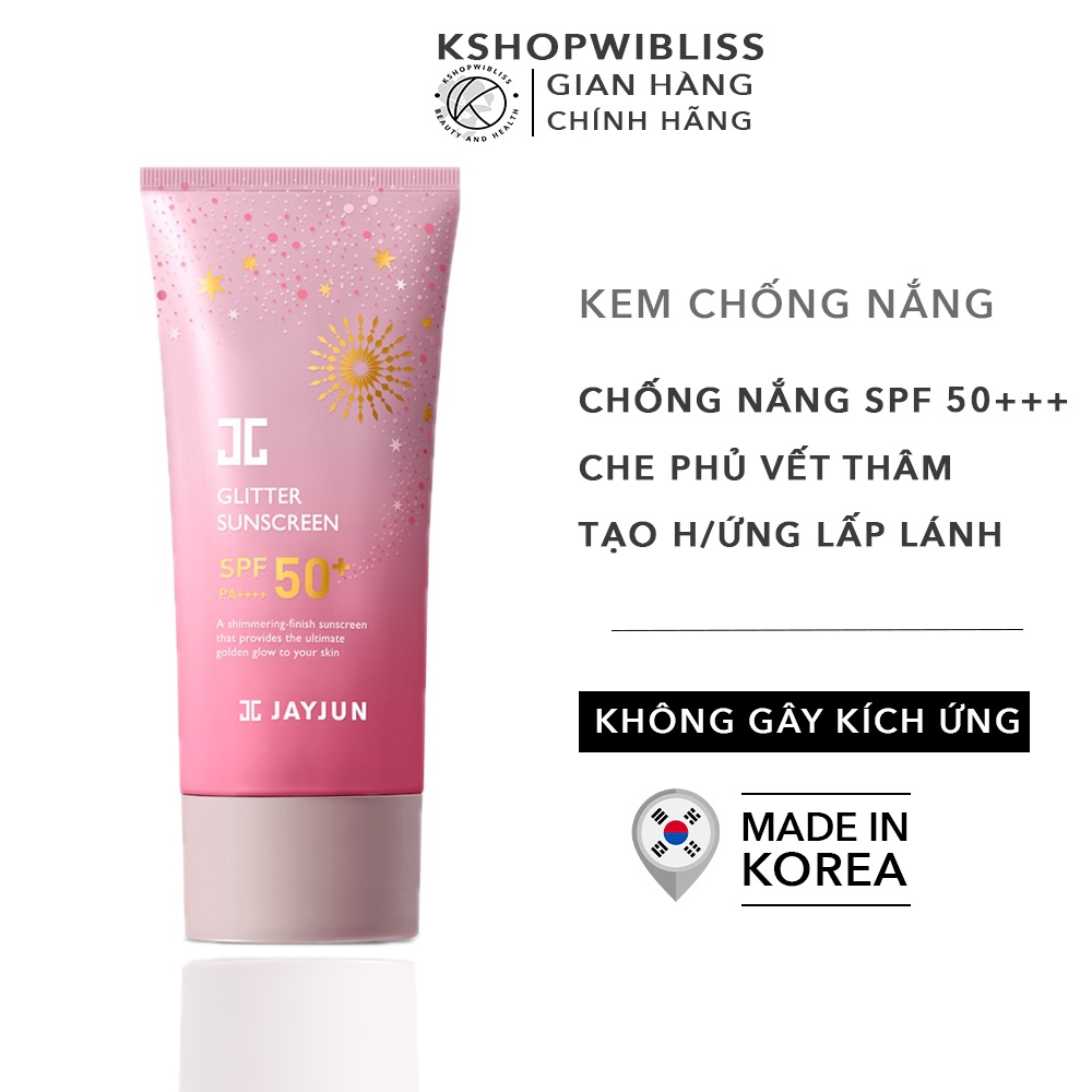 Kem Chống Nắng Dành Cho Mặt Và Toàn Thân JAYJUN x SODA GLITTER SUN SCREEN 90g