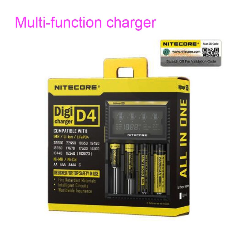 Bộ sạc pin Nitecore D4 D2 đời mới kèm phụ kiện