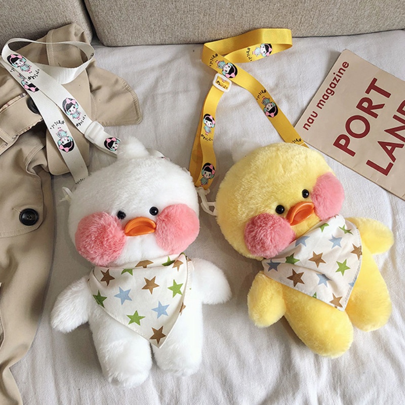 Túi Đeo Chéo Hình Vịt Con Dễ Thương Cho Nữ