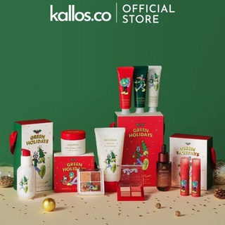 Bộ Tinh Chất Innisfree Green Holidays Green Tea Seed Serum, Cream, Skin Care Set - Kallos Vietnam