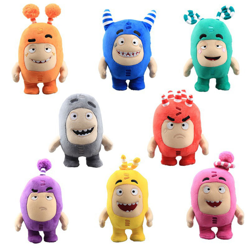 🐶SD 18CM Phim hoạt hình Oddbods Vui nhộn Dễ thương Đồ chơi Sang trọng cho Trẻ em Búp bê Nhồi bông Quà tặng Trang trí Xe