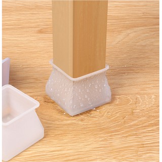 Vỏ bọc chân bàn ghế silicon dày hình vuông, miếng silicon dày bọc chân bàn ghế chống Miếng bọc chân ghế GD423-BCGVuong
