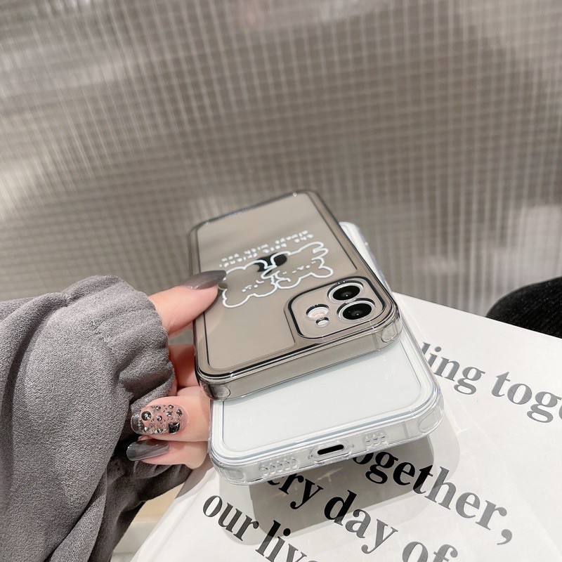 𝐂𝐨́ 𝐬𝐚̆̃𝐧 𝐜𝐡𝐨 𝐢𝐏𝐡𝐨𝐧𝐞 𝟏𝟑 Ốp iphone cạnh vuông thỏ trong