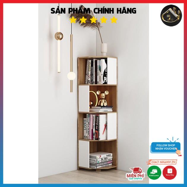 Kệ Góc Tường Ngũ Giác, tiện lợi, kệ đa năng, bền đẹp chất gỗ MDF dễ dàng lắp ráp