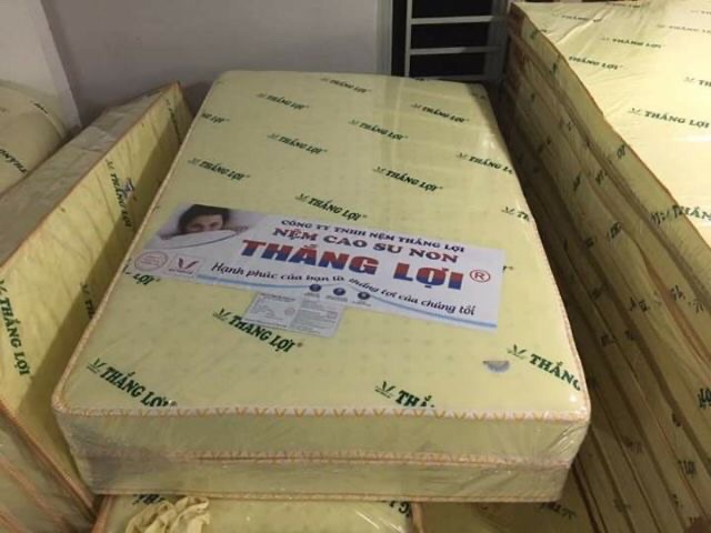 Nệm cao su nhân tạo Thắng Lợi dày 5 Cm nguyên miếng