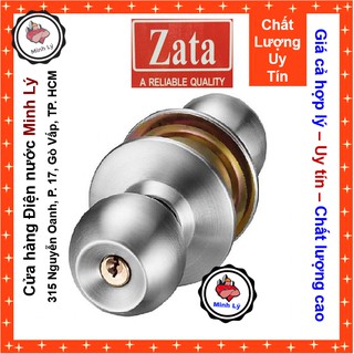 Khóa Tay Nắm Tròn Cao Cấp ZATA Trắng Bạc – 587SS