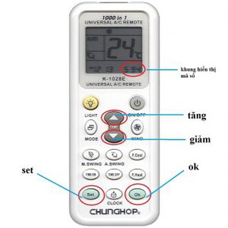 WH1S[P1026] Remote điều khiển tất cả dòng máy lạnh cũ tới mới nhất hiện nay 445I