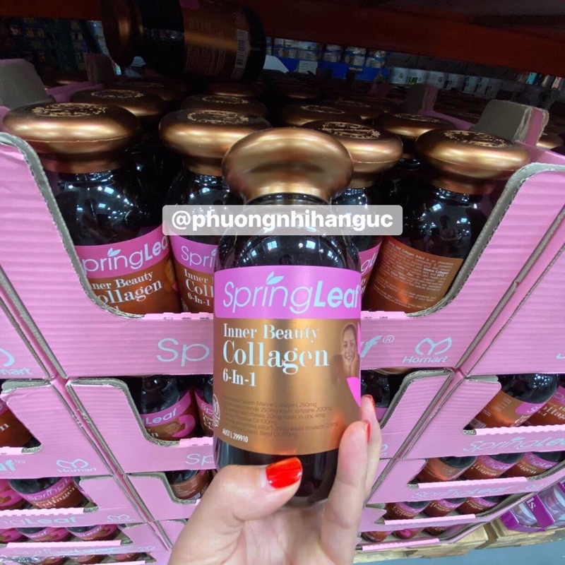 DATE 2025 - BILL MUA TẠI PHARMACY ÚC - HÀNG BAY AIR-VIÊN UỐNG BỔ SUNG COLLAGEN SPRINGLEAF COLLAGEN 6 IN 1  90 VIÊN
