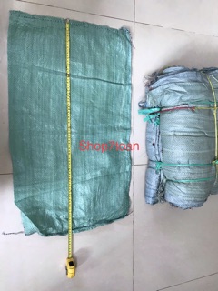 Bao tải xanh 46x80 cm
