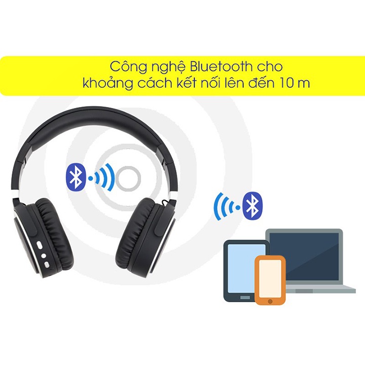 Headphone Bluetooth Kanen K6 Chính Hãng Chiến Mọi Loại Game, Bass  Cực Sâu, Đệm Tai Êm