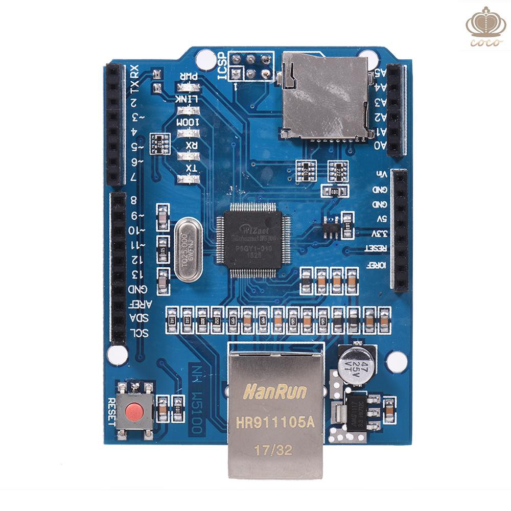 Bản Mạch Mở Rộng W5100 Mở Rộng Mạng Internet Cho Arduino Uno Mega25