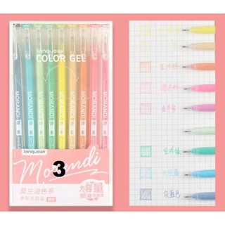 Combo 9 cây bút mực nước nhiều màu