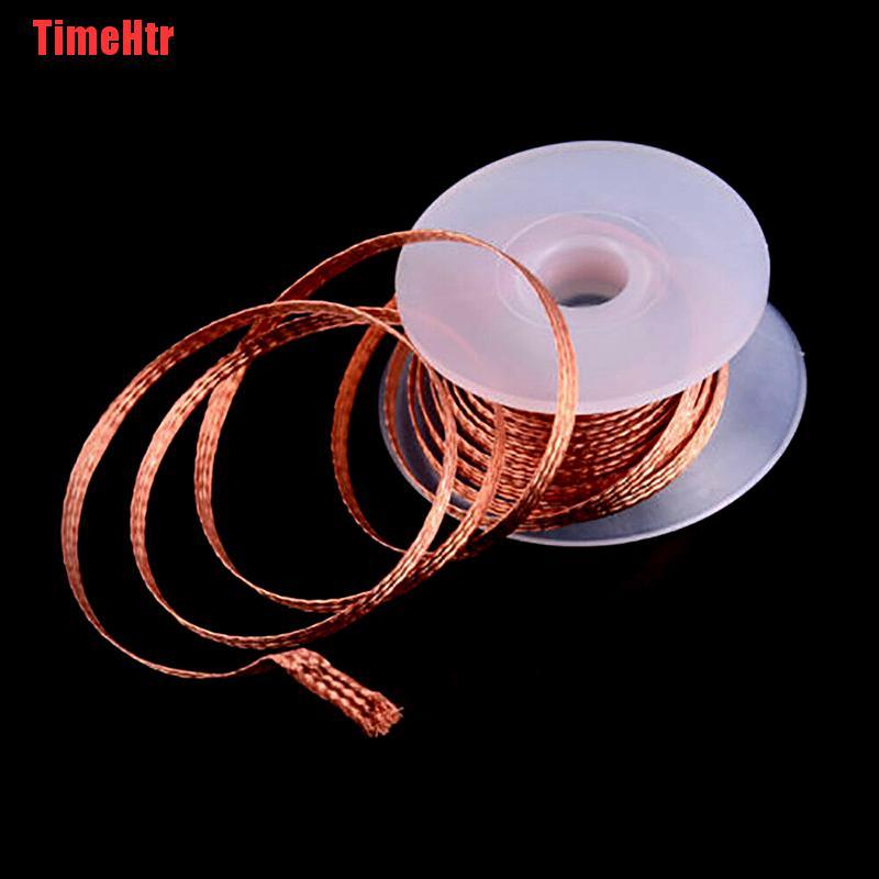 TimeHtr 1PC 3.0mm 1.5M 3.0M Desoldering Braid Solder Remover Wick Wire Repair Tool New