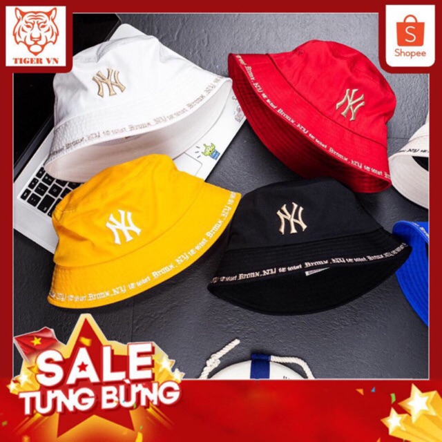 Mũ Bucket Nón tai bèo dành cho nam và nữ Chất vải kaki dày dặn, Logo thêu nổi sắc nét, One Size