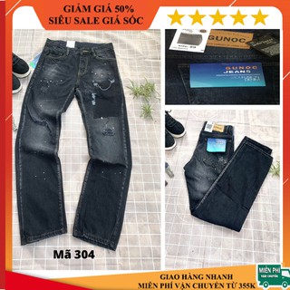 GUNOC - Quần Jean Nam Ống Suông Cao Cấp
