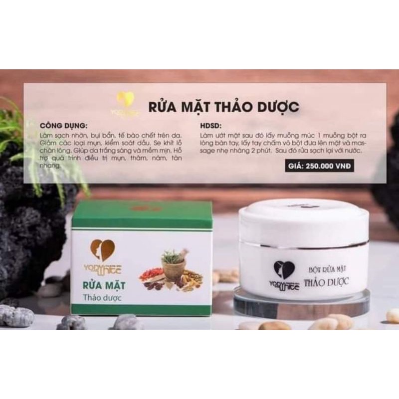 Bột rửa mặt thảo dược phương anh
