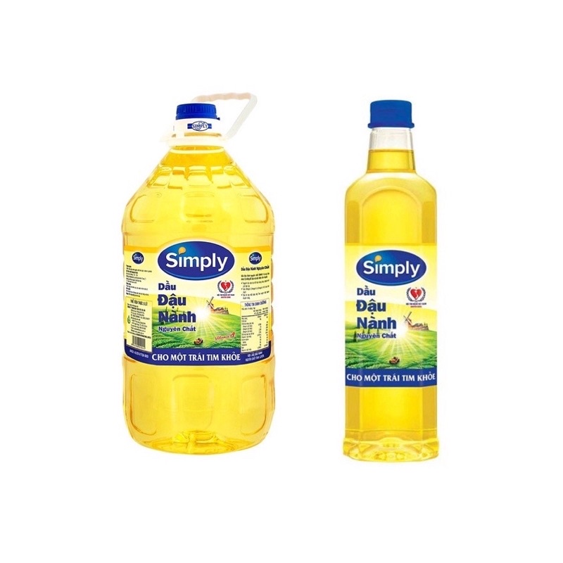 Dầu ăn đậu nành Tường an / Dầu Simply 2L