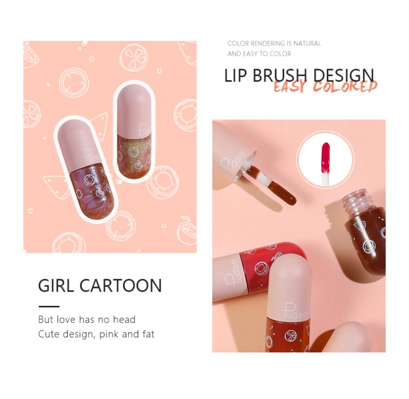 (Hàng Mới Về) Son Kem Pudaier Tông Nhũ Dưỡng Ẩm Chống Dính Chống Phai Màu Thiết Kế Hình Viên Thuốc Mini | BigBuy360 - bigbuy360.vn