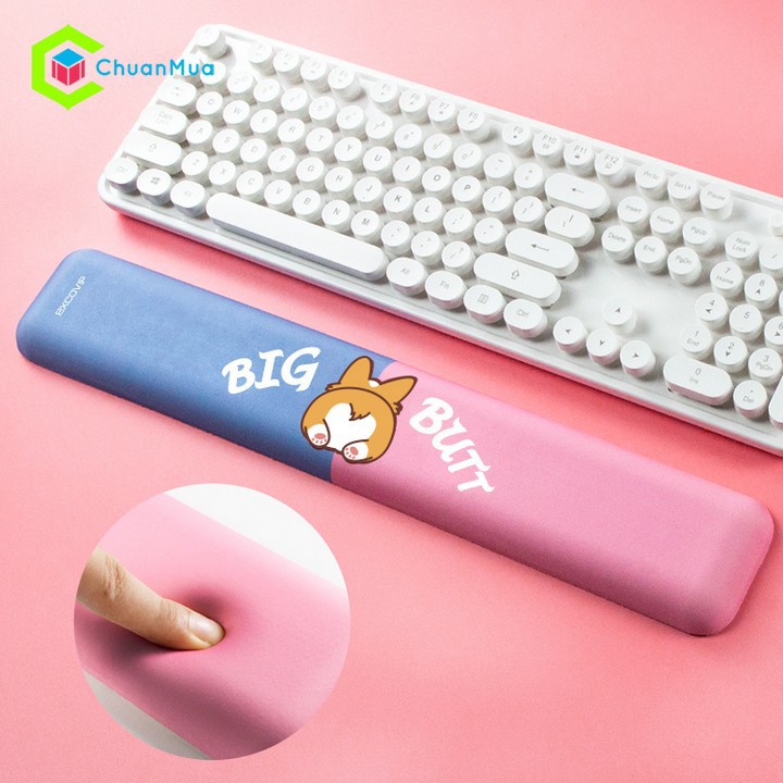 Bộ Lót Chuột và Thanh Kê Tay Bàn Phím Hình Mông Cún Corgi Siêu Xinh | BigBuy360 - bigbuy360.vn