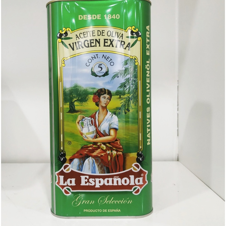 Dầu Oliu Nguyên Chất - Olive Extra Virgin La Espanola 5L - nhập khẩu Tây Ban Nha