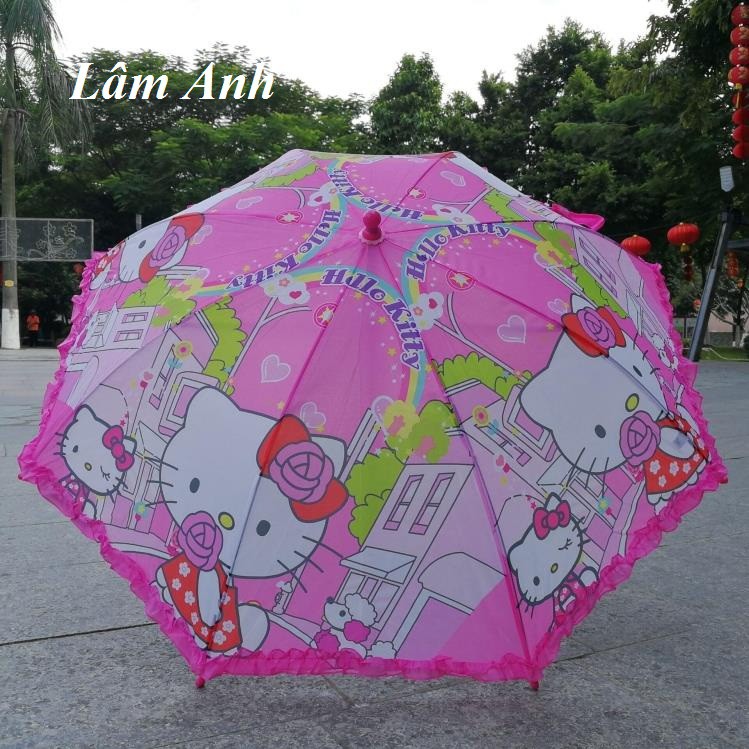 Ô Che Mưa Cho Trẻ Em Kitty, Siêu Nhân, Xe, Người Nhện