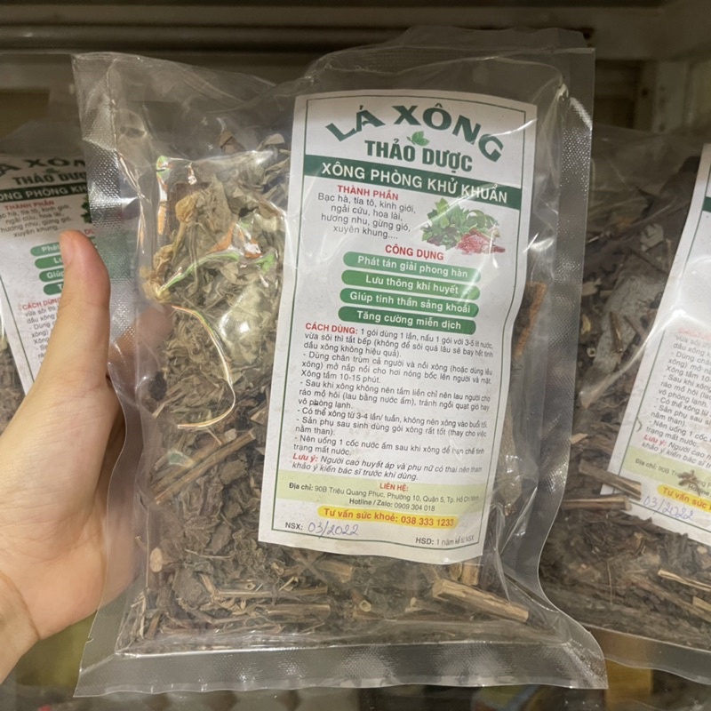 Lá Xông Cảm - Xông Hơi Toàn Thân