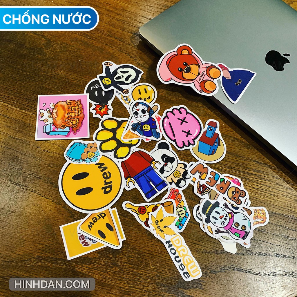 Hình Dán Drew Chống Nước Trang Trí Laptop, Máy tính, Nón Bảo Hiểm | Sticker Việt Nam