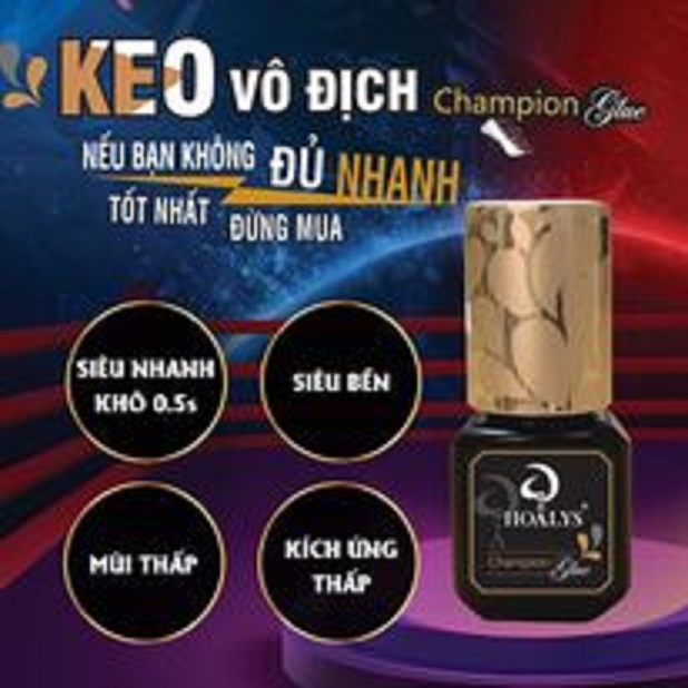 Keo Nối Mi Champion Glue GL07 - Chất lượng vượt trội keo nối mi khô cực nhanh 0.5s, dành riêng cho thợ chuyên nghiệp