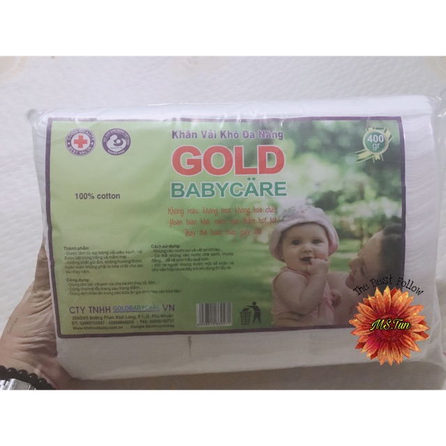 Khăn vải khô đa năng túi zip 450gr