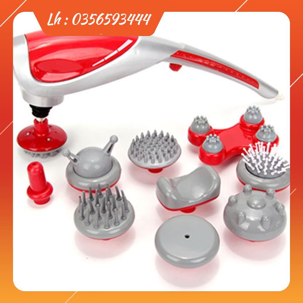 [FREE SHIP] Máy massage 10 đầu cầm tay Dr Strong (128)