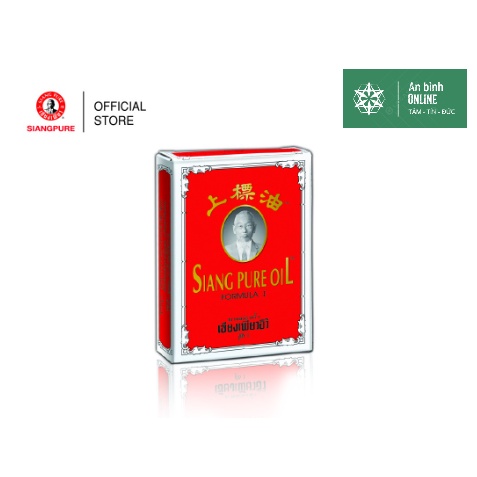 Dầu gió ông già Siang Pure Oil Formula I chữ vàng Thái Lan 3cc/ 7cc
