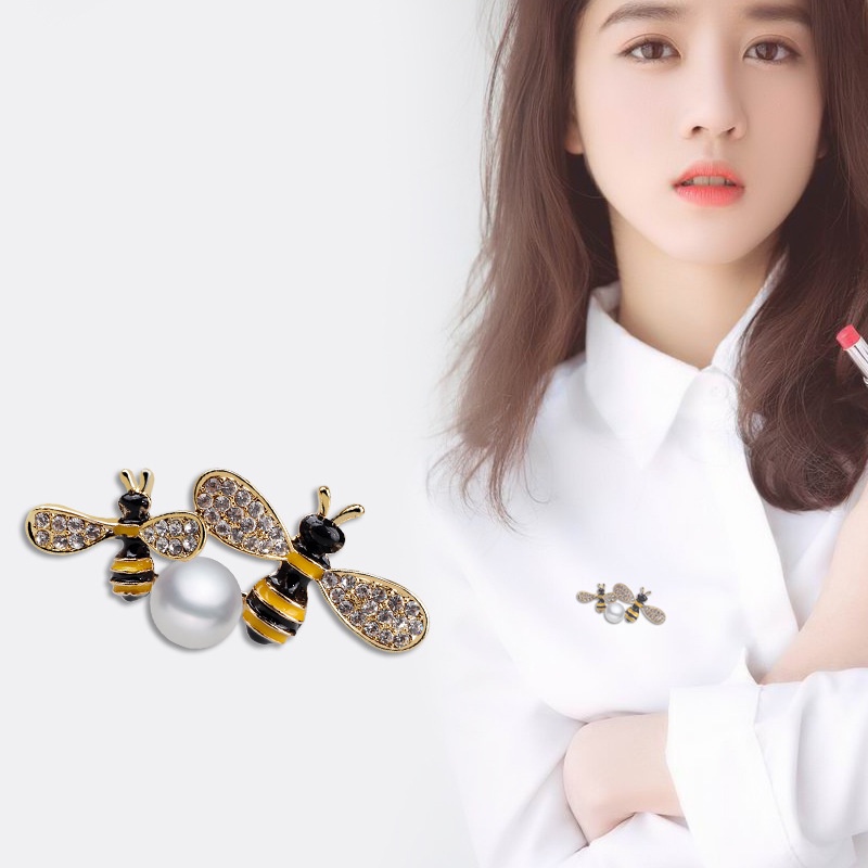 Huy Hiệu Cài Áo Hình Chú Ong Nhỏ Dễ Thương