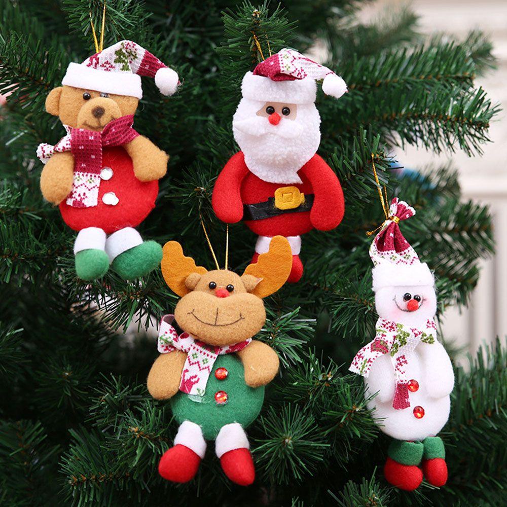 Set 2 Búp Bê Treo Trang Trí Cây Thông Noel