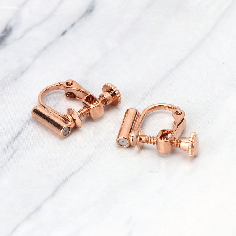 1 Pair Clip on Earring Converters No-pierced Ears Turn Any Studs Into A Clip-On