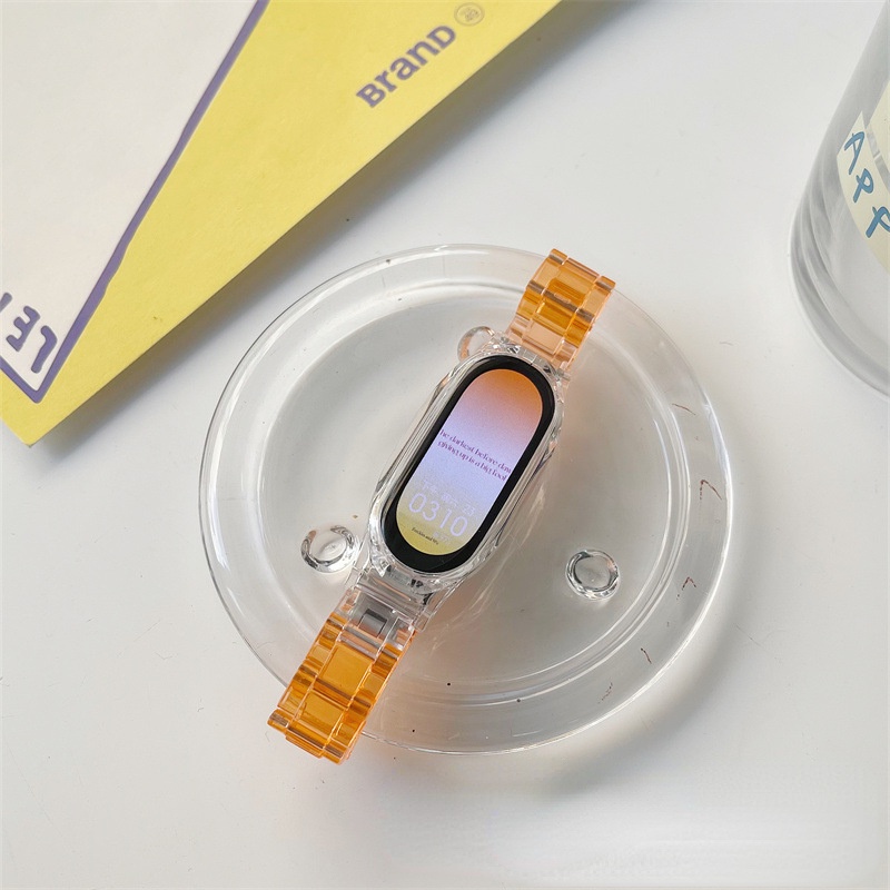 Dây Đeo Trong Suốt Thay Thế Cho Đồng Hồ Thông Minh Mi Band 7 6 / 5 4 / 3