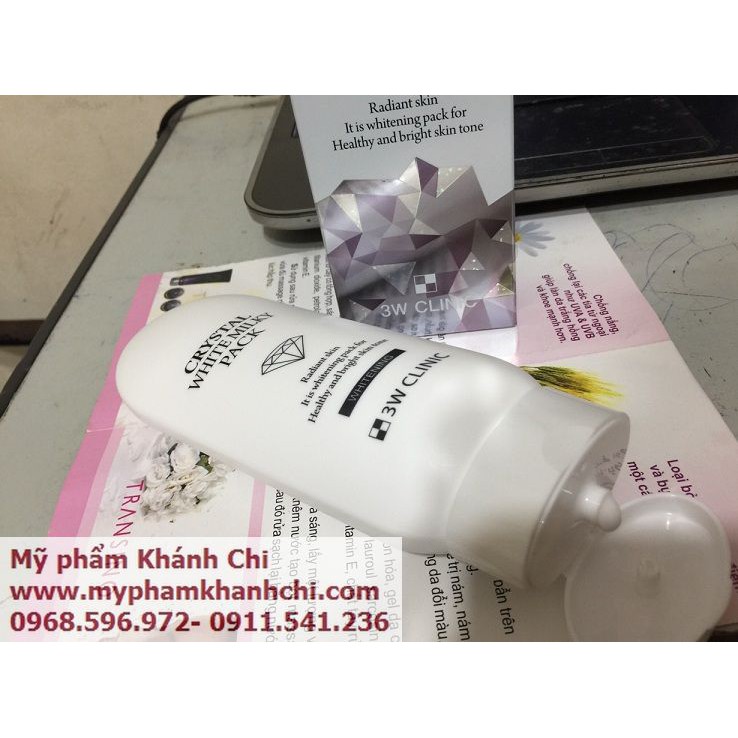 DƯỠNG THỂ CRYSTAL WHITE MILKY PACK-3W CLINIC