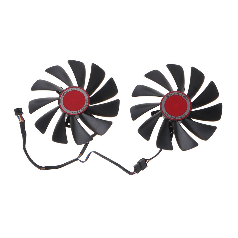 Card Đồ Họa 95mm Xfx Radon Rx580 Rx590 Vga Fan T129215Bu 4pin 12v 0.4