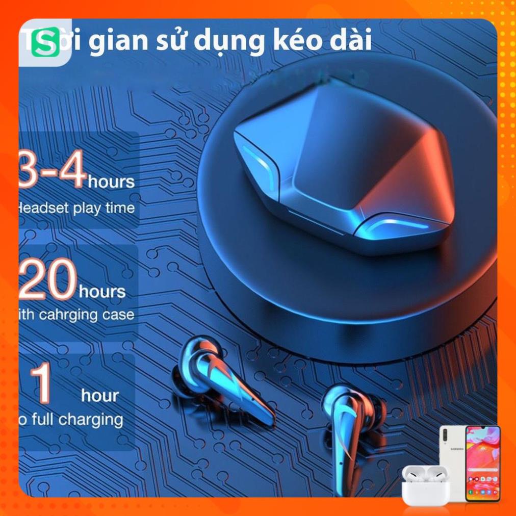 Tai nghe không dây Gaming Apro366 5.0 TWS, Bass mạnh mẽ, độ trễ cực thấp khi chơi game